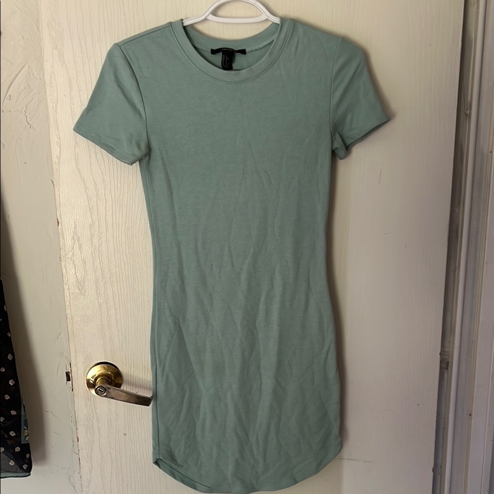 Baby Blue T-Shirt Dress